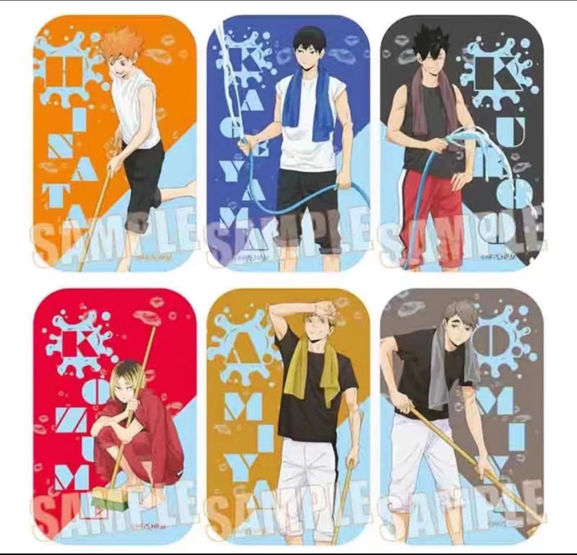 《小小玥》排球少年扫除方吧唧徽章默认厂伤（代拆）