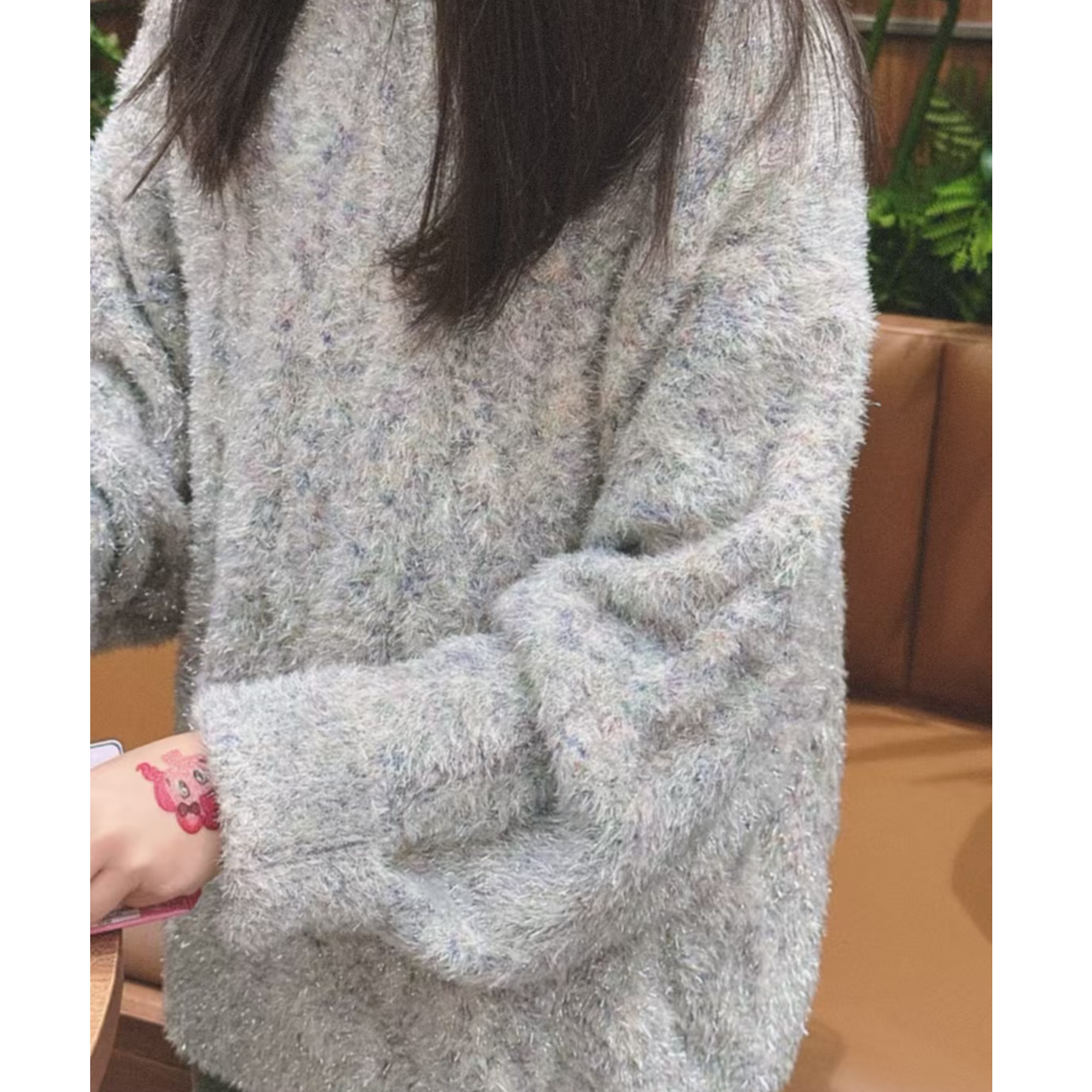 【苏舒童装】2024冬季新品女童气质慵懒风长袖休闲宽松上衣11292