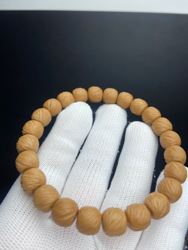 【云天出品】精工纯手工云锦猴头核桃单圈