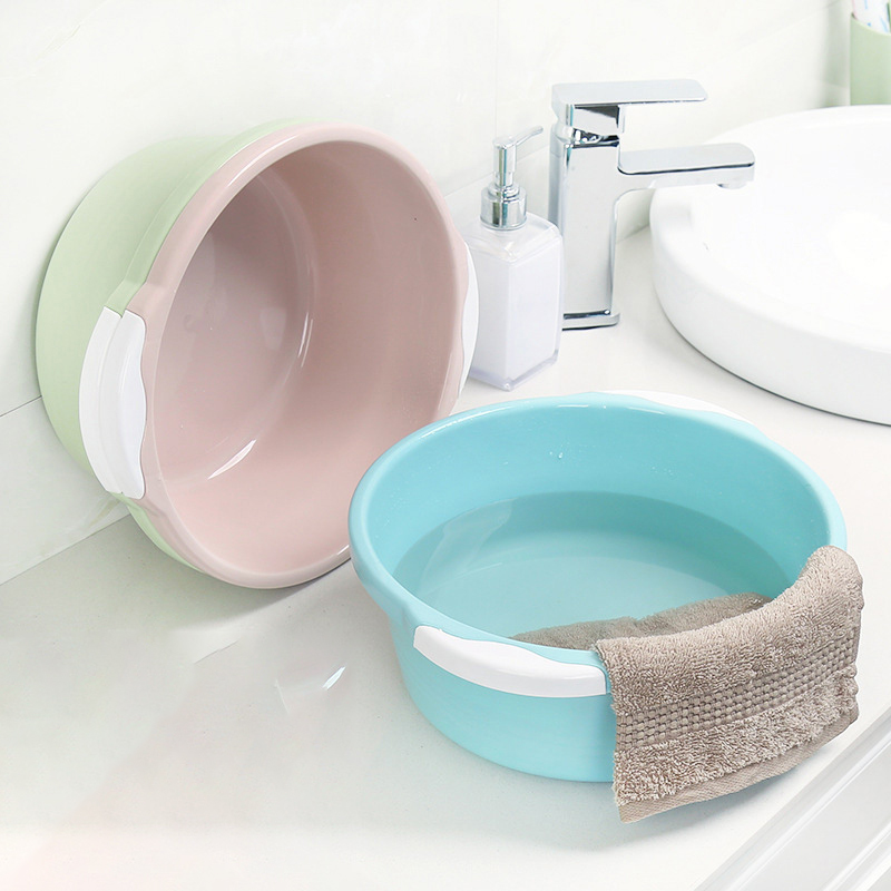 塑料脸盆家用大号加厚婴儿小号洗衣服盆学生宿舍用洗脸盆子洗脚盆