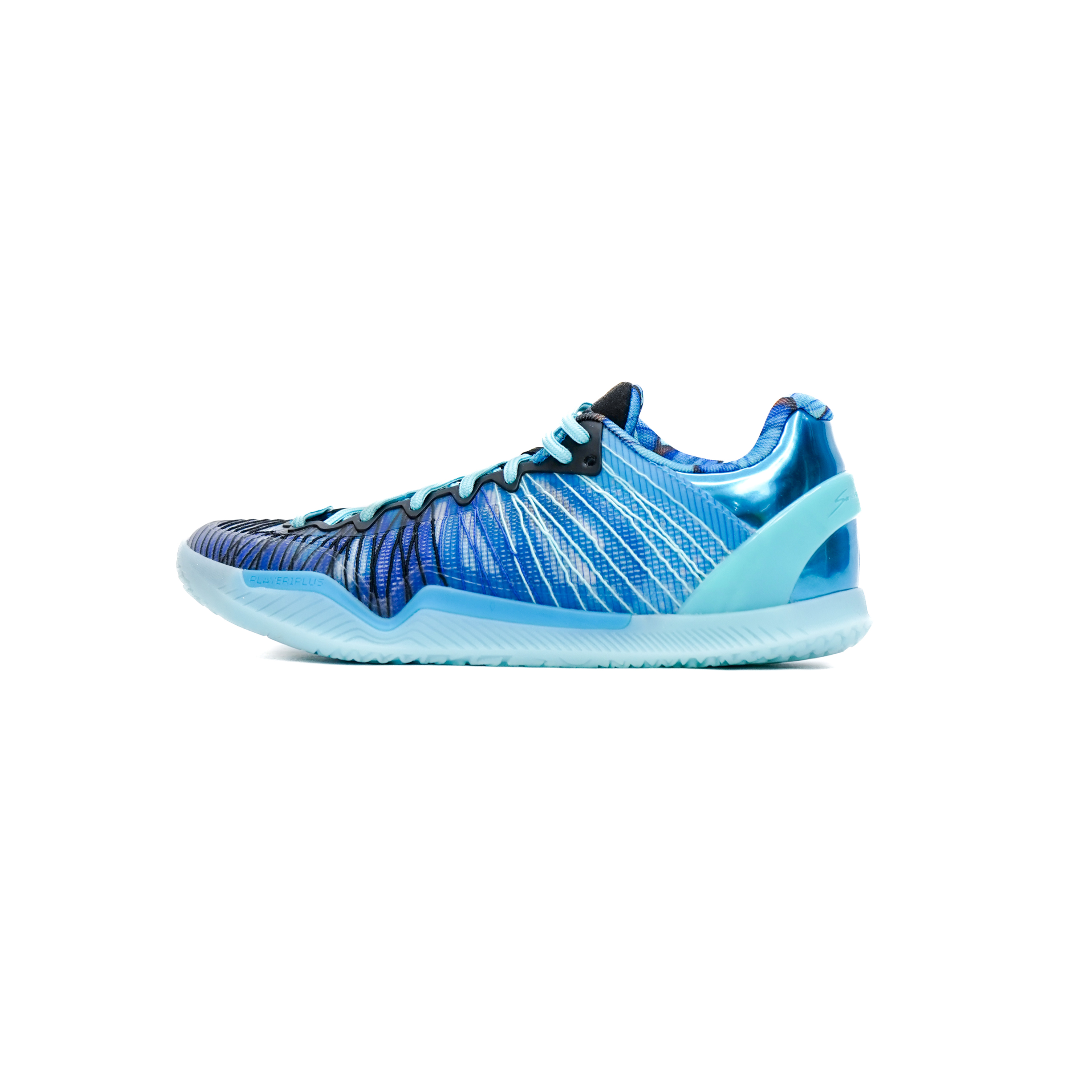 【全新微瑕，看好再拍】柯冉同款player1plus“大蓝闪蝶”低帮篮球鞋