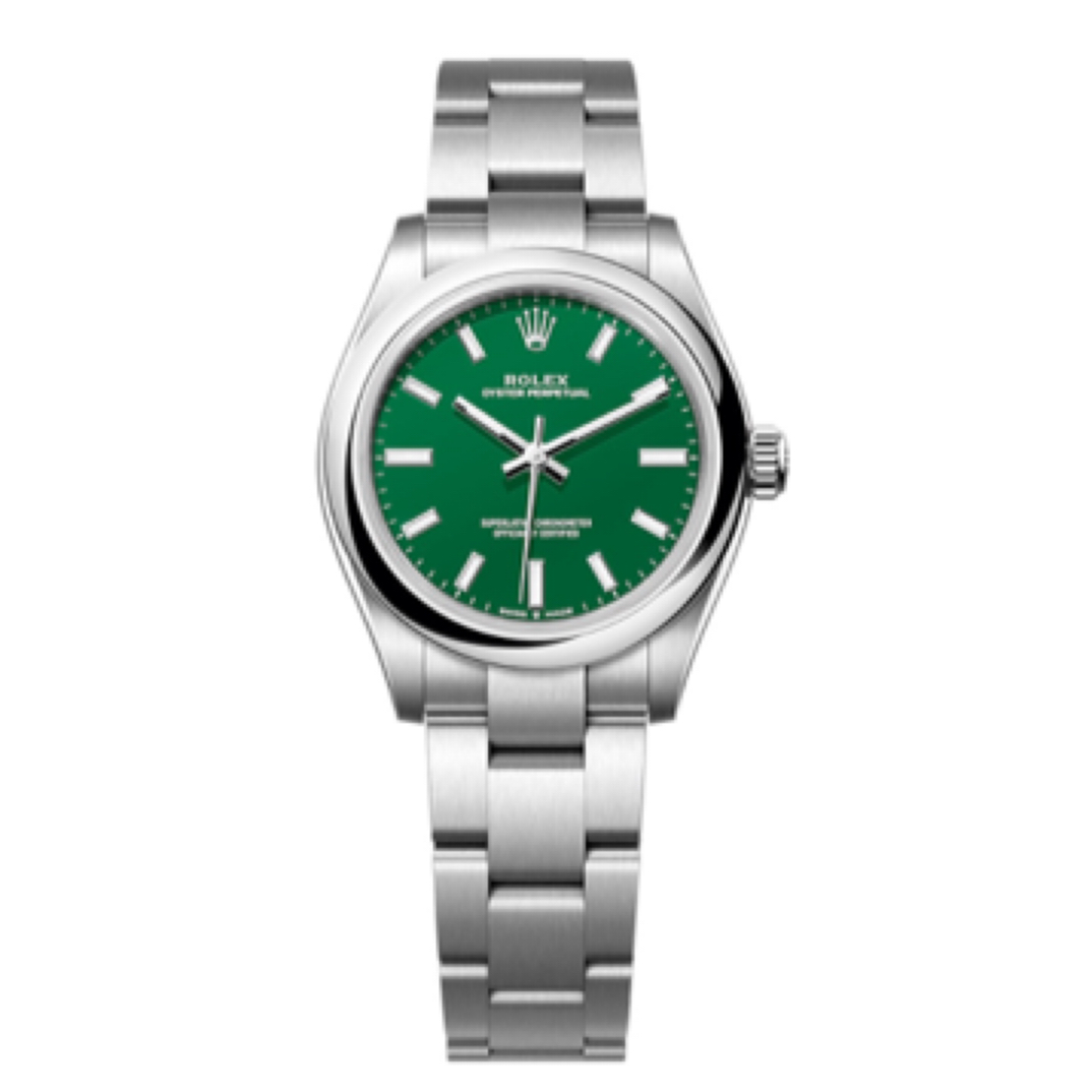 全新未使用 Rolex/劳力士 277200绿恒动/31毫米/24年全新未使用
