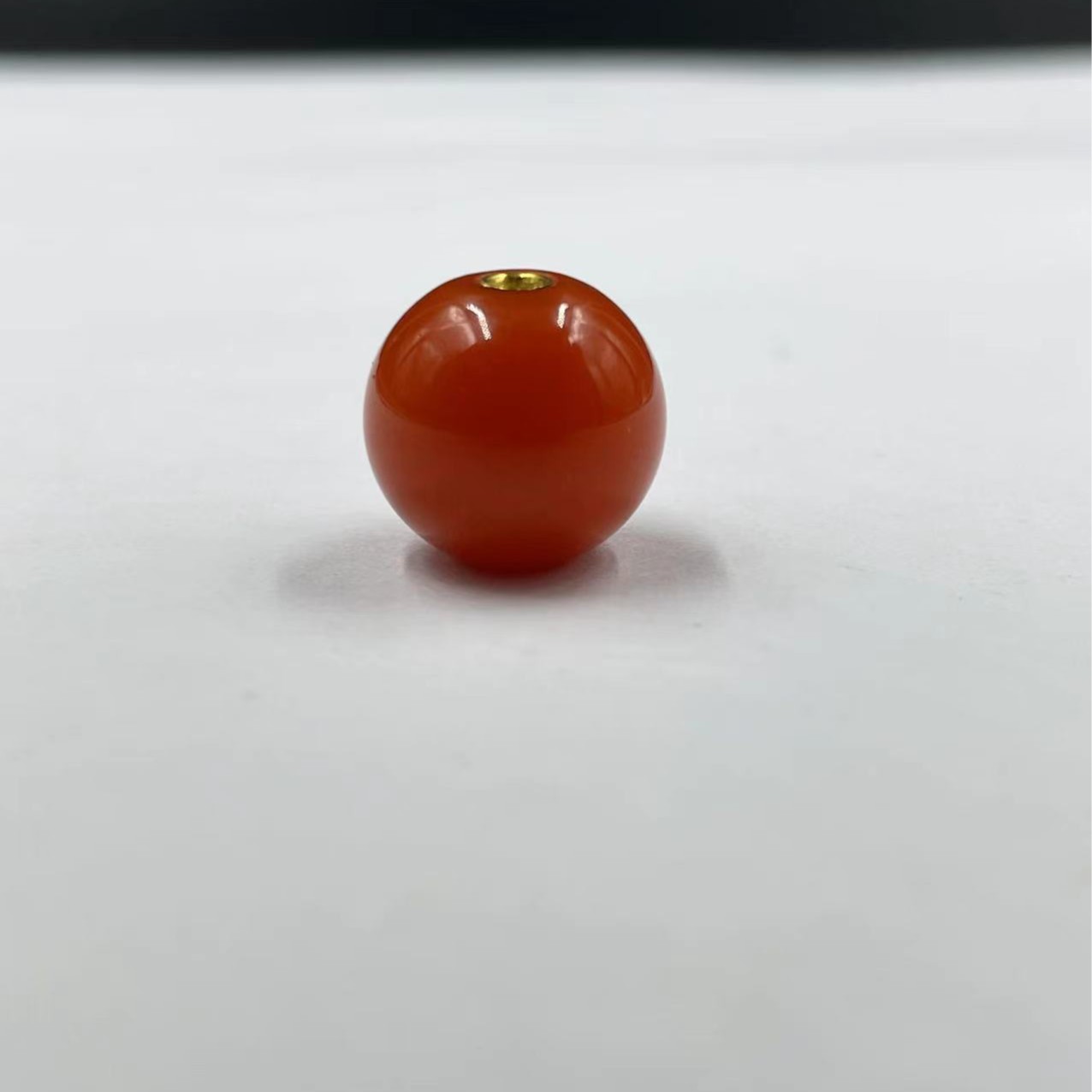 时尚珠宝红色老型单圈精美玛瑙珠冰红