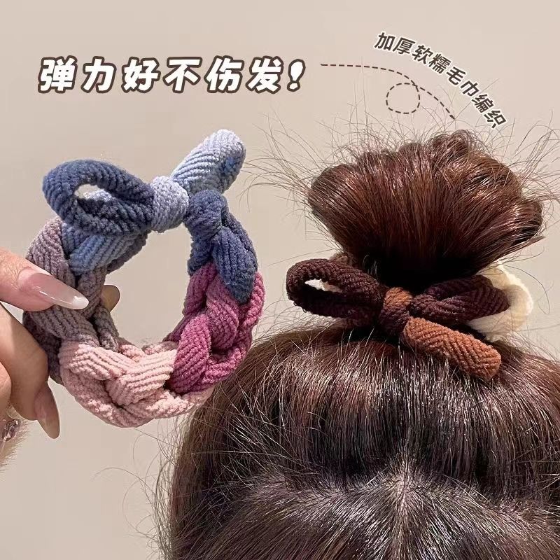 赵露思同款头绳扎丸子头发圈女2023新款高弹耐用发绳简约皮筋头饰