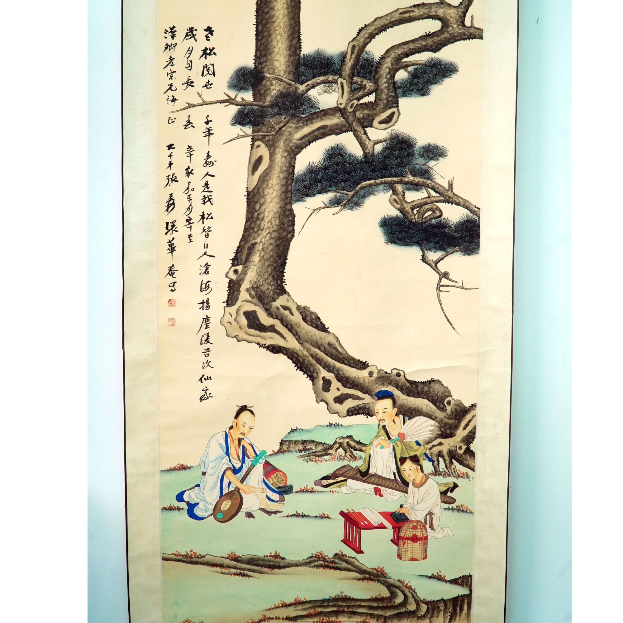 第13期 lot36张大千《高仕图》W1-1160【古董艺术拍卖品】