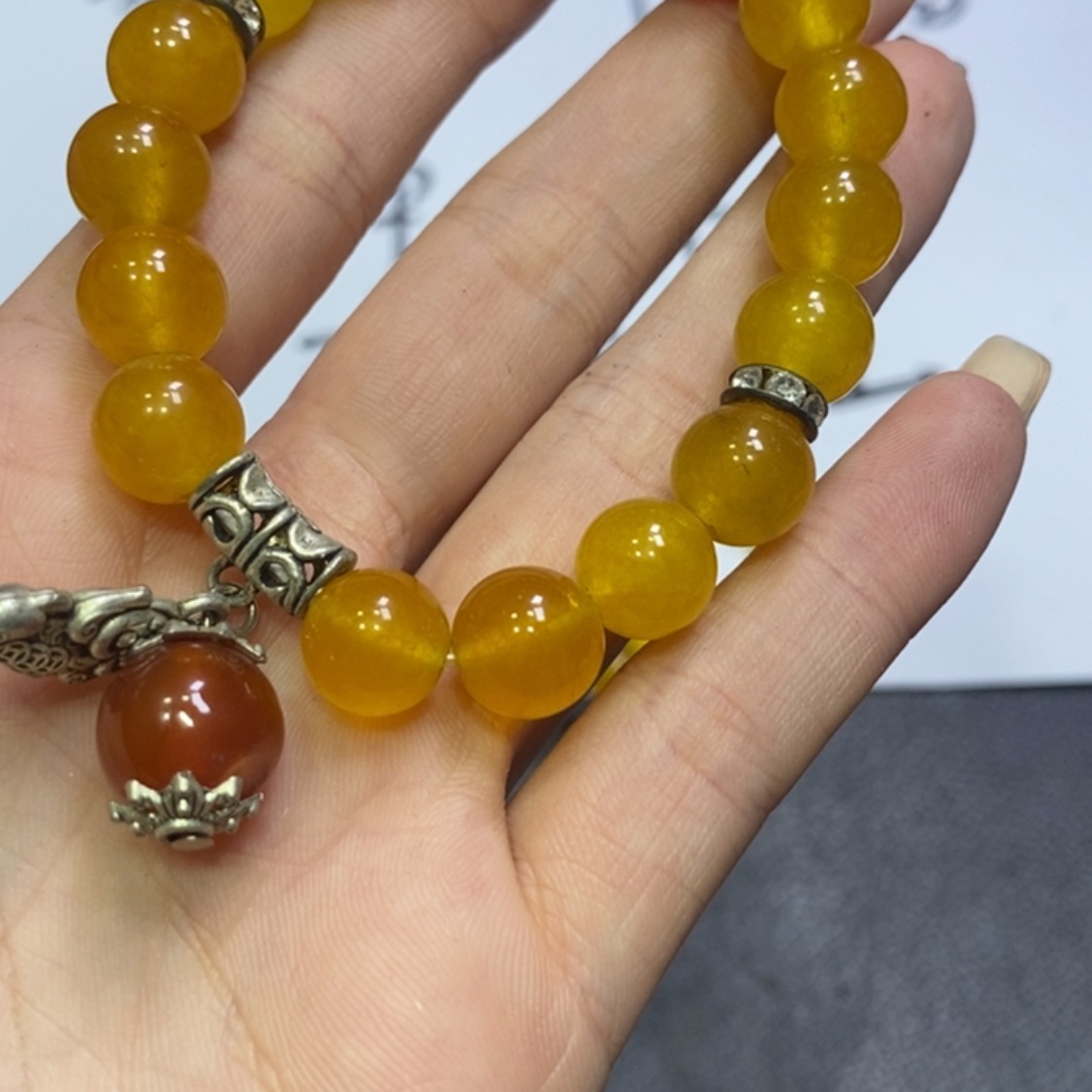 【闪购商品】烟晶手链银S925镶嵌51