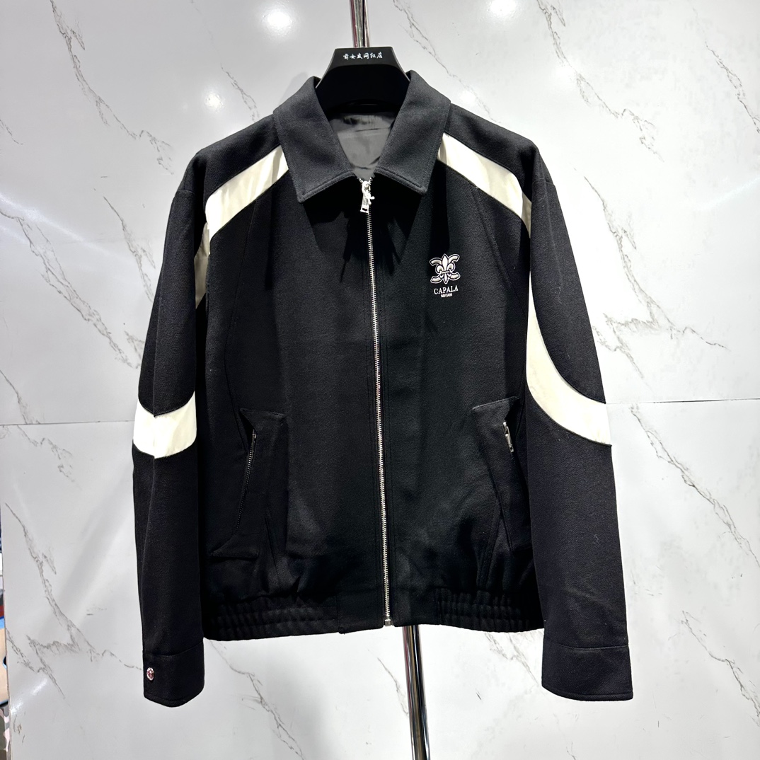 【卡珀拉外套】24年秋冬新款男士休闲百搭潮流外套男防风时尚外套