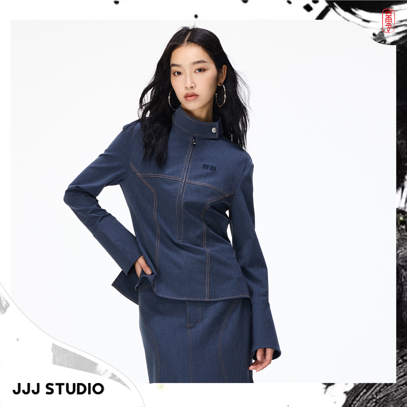 JJJ STUDIO 藏青色上衣 JKWSW1N335