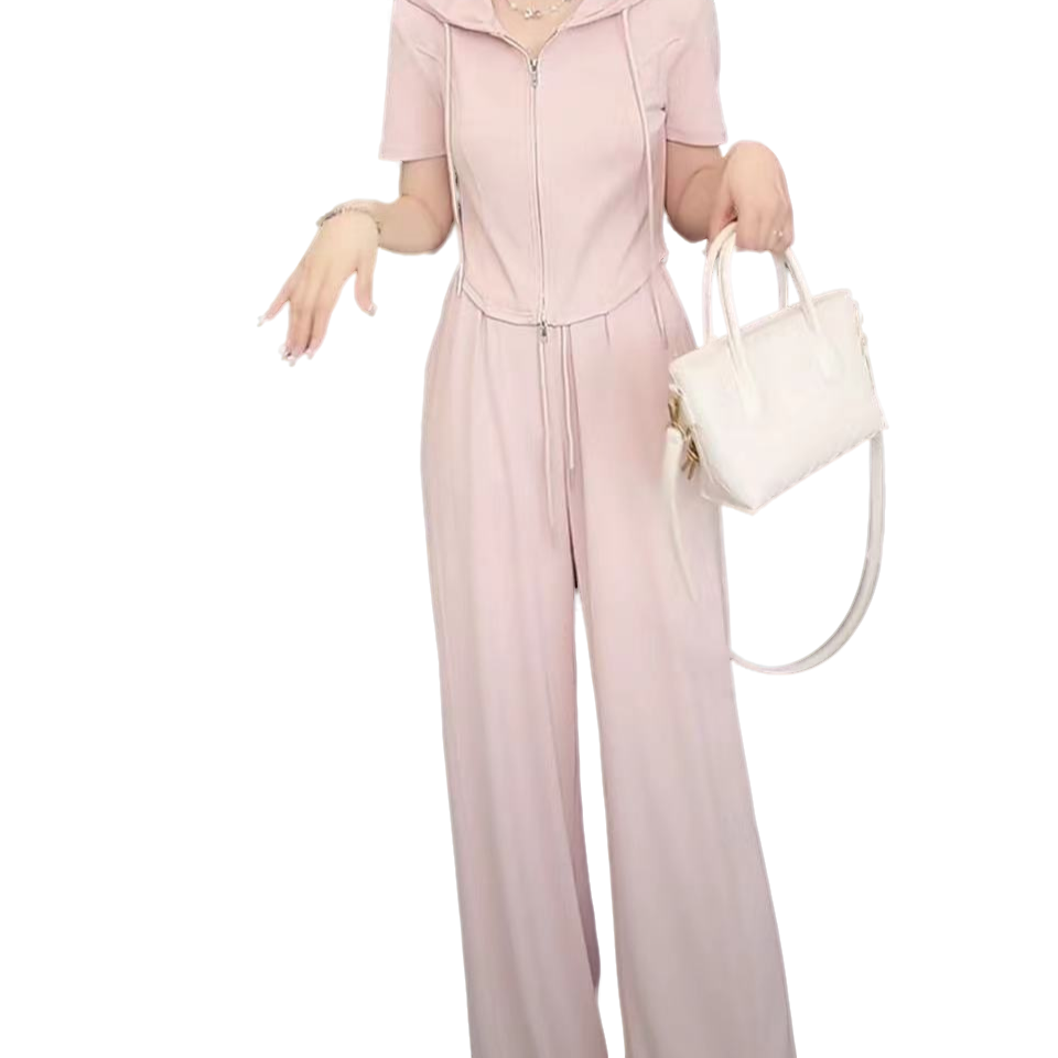 2024夏季新款简约显瘦设计休闲套装8951215