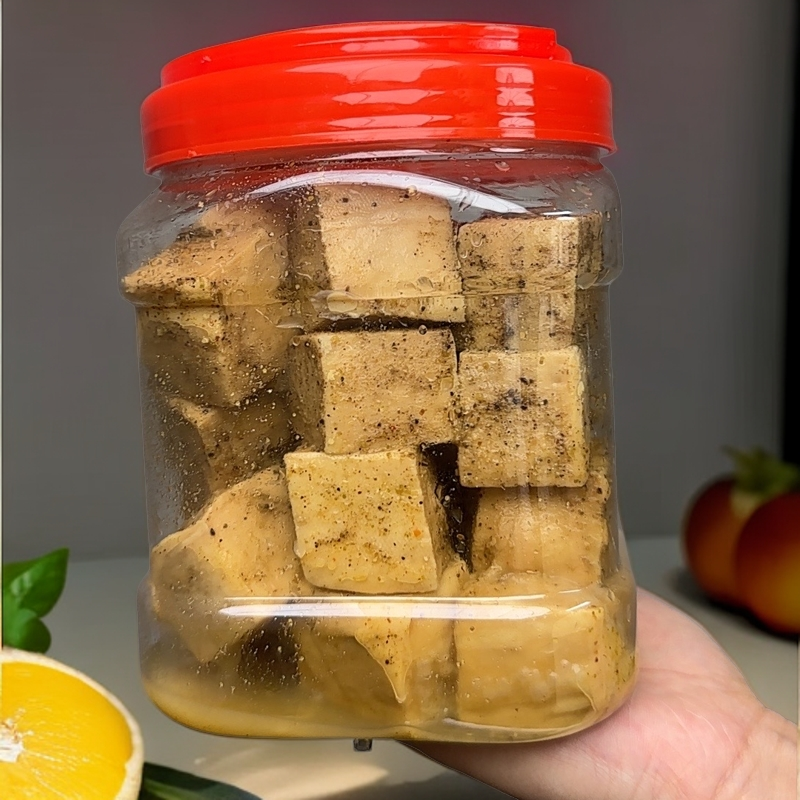（老豆腐收到就能吃）无辣椒原味土坛发酵豆腐乳霉豆腐2斤装毛豆腐