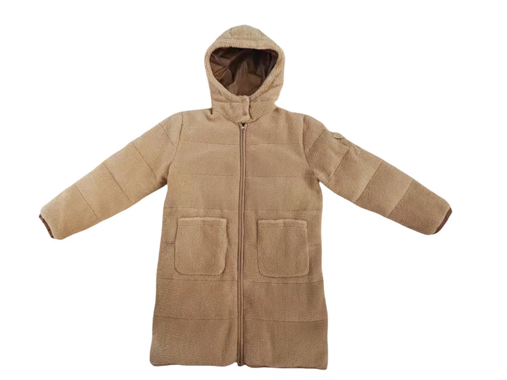 女装；3432毛毛连帽棉服