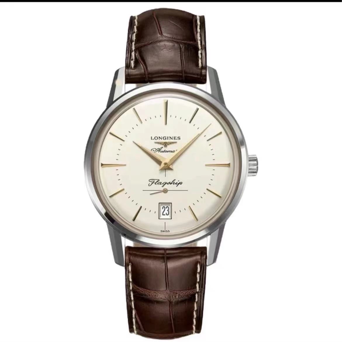 95新 Longines/浪琴 /经典复刻系列/38.5mm/公价15100/空白全套