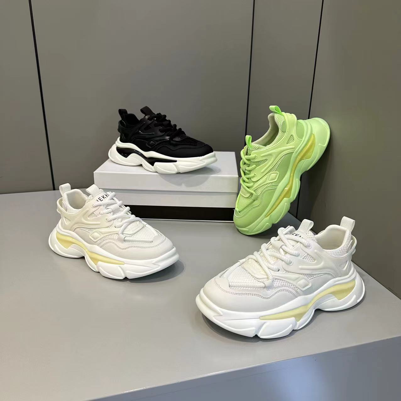 2024男士小众运动休闲春夏季透气时尚网面百搭潮流潮鞋（皮鞋尺码）