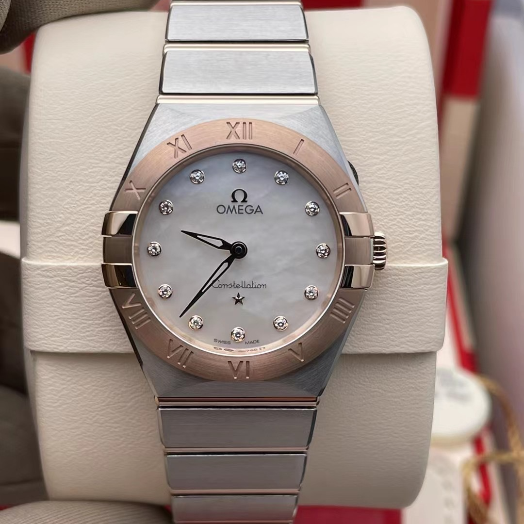 未使用 Omega/欧米茄 杜师傅/石英女/曼哈顿/贝母钻刻