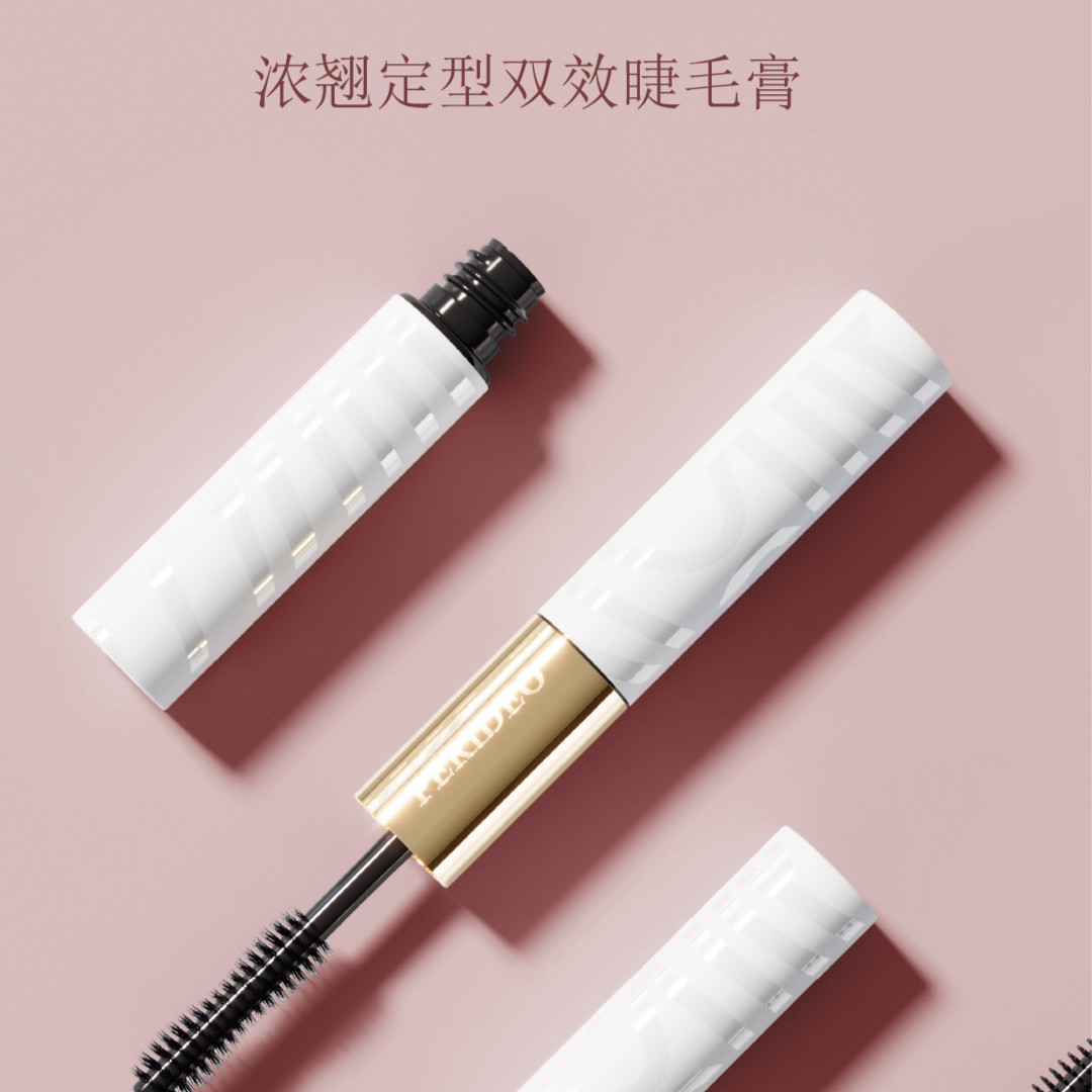 乌斯玛草不晕染纤长双效双头防水睫毛膏卷翘定型睫毛膏防汗睫毛膏