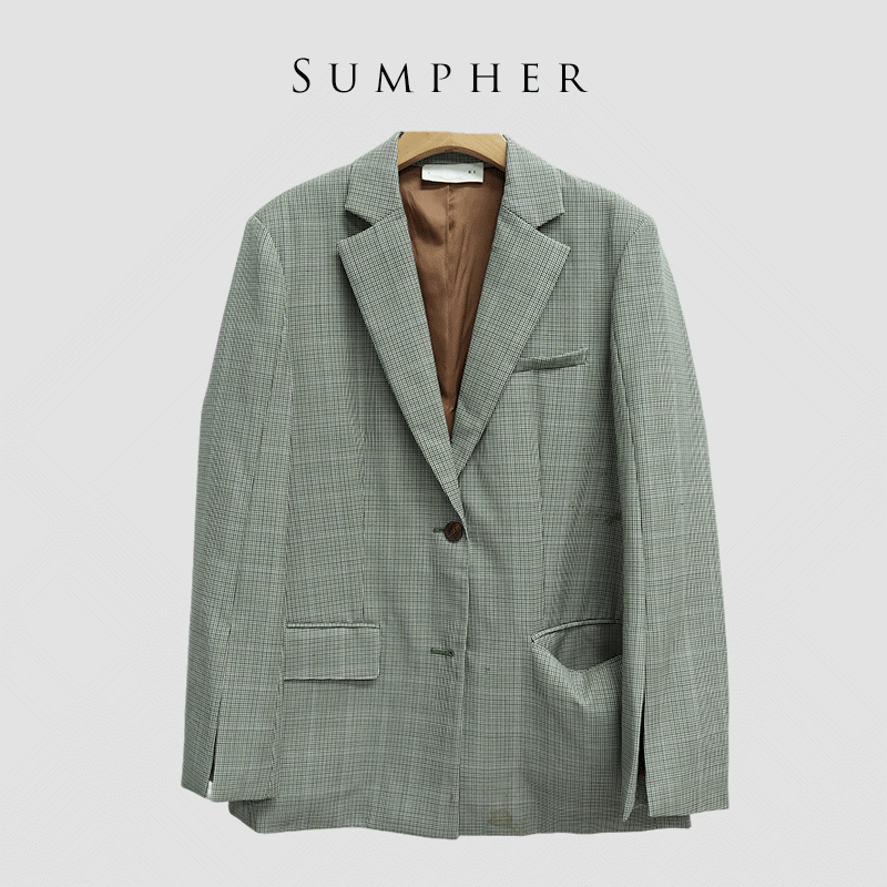 【广州杰哥Jack】Sumpher卓家专柜新款时尚高端绿色格外套-3786
