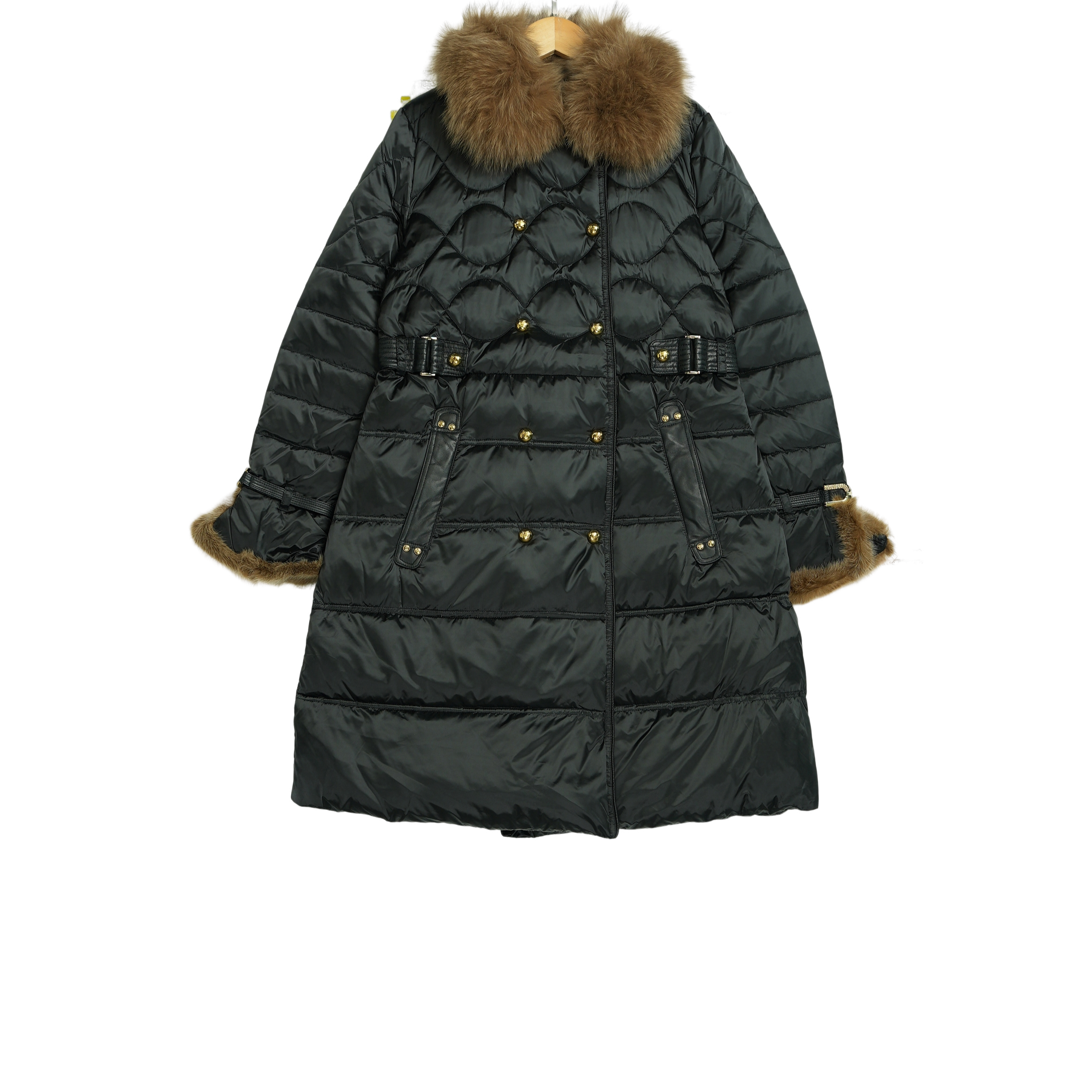 【赛瑞娜】精选女装新款款高端冬季女士黑色防寒服-21263