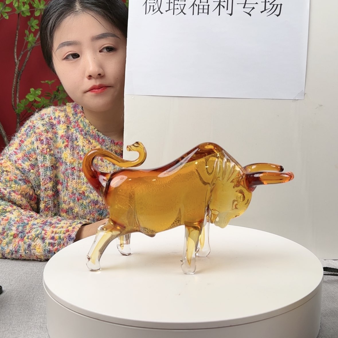 【闪购商品】玻璃茶宠高**者琉璃摆件