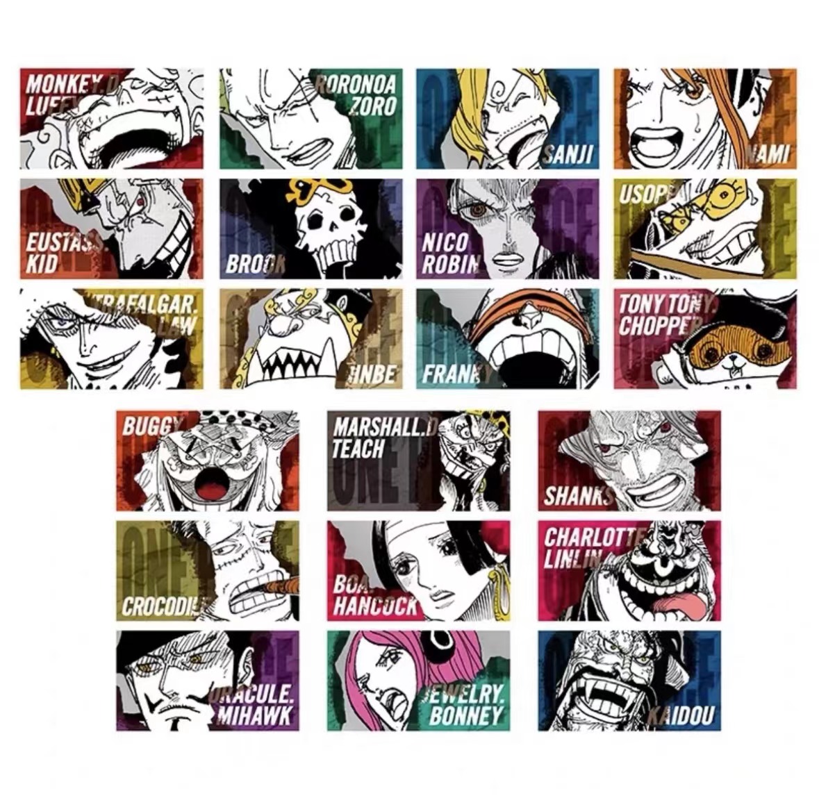 【散池】海贼王 原画金属卡 盲盒