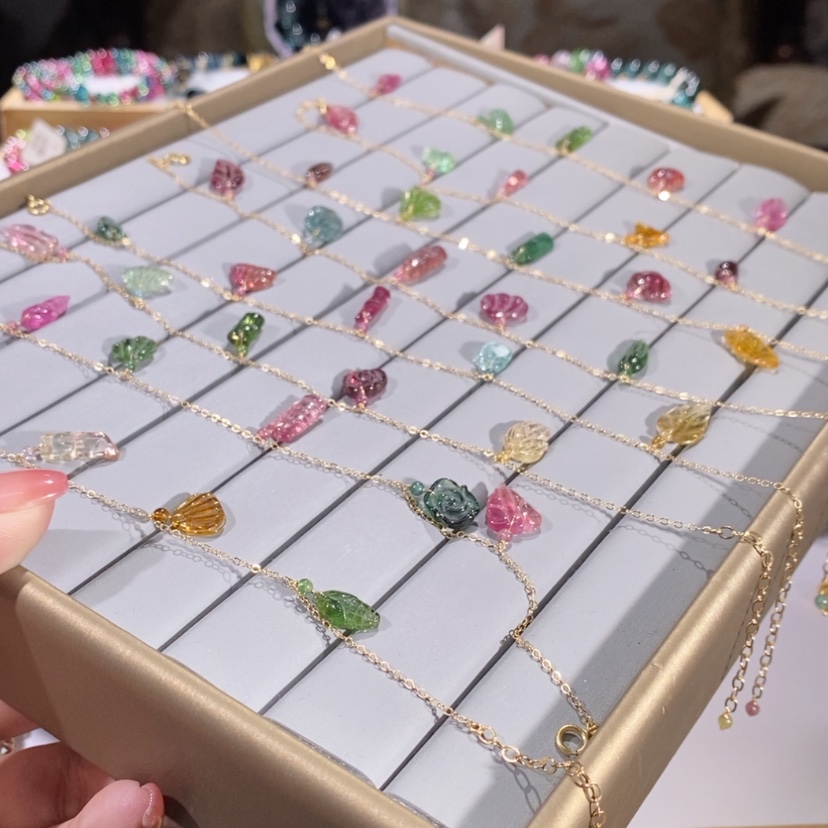 【闪购商品】碧玺脚链多样性发货未镶嵌