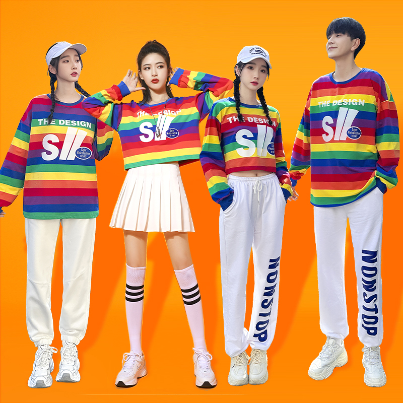 现代爵士舞蹈演出服套装女年会新款跳舞衣服啦啦队拉拉操表演服装