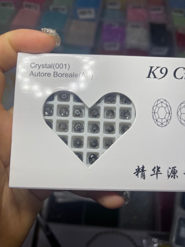 晶晶 K9华子 扁珠DIY配件串珠