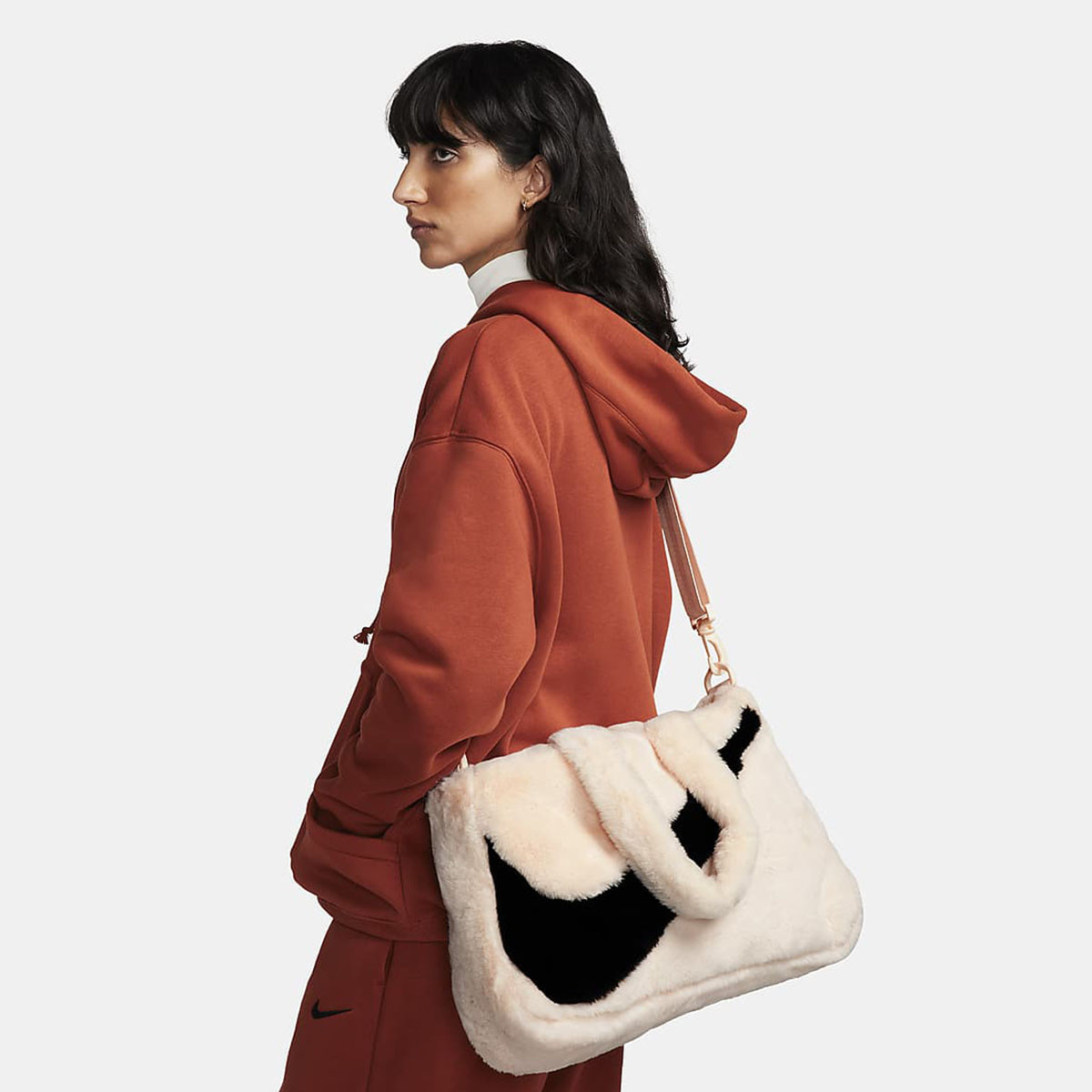 耐克W NSW FX FUR TOTE HO23女肩背包FB3050-838