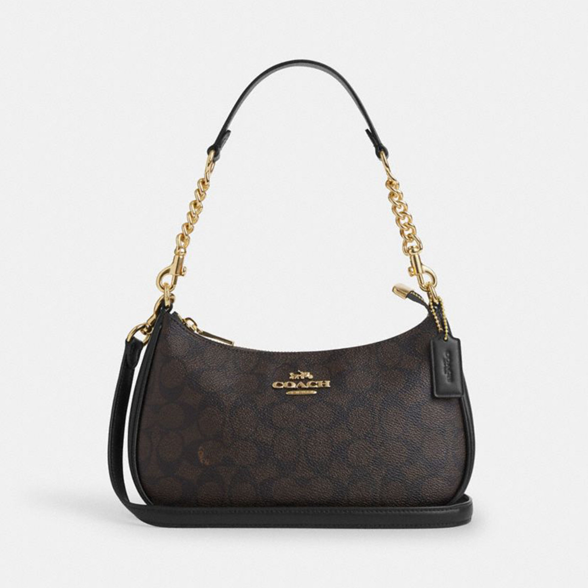 COACH｜蔻驰【全国联保】Teri单肩斜挎新月包CV933