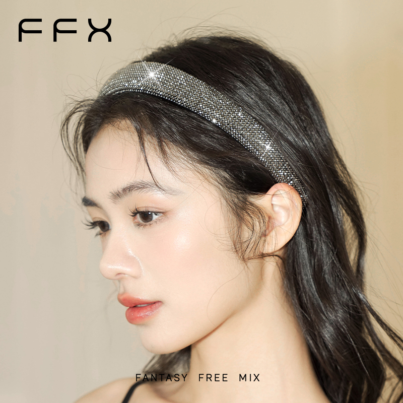 【赵圆媛同款】FFX满钻发箍【财阀千金】轻奢气质头饰ins高级头箍
