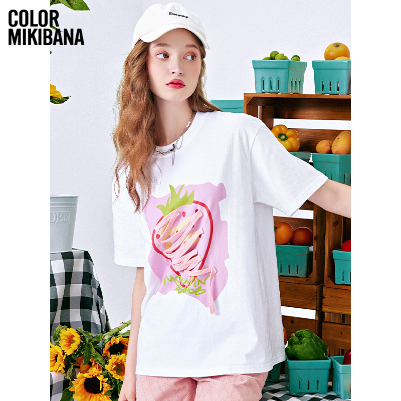【黄蓉推荐】MIKIBANA女式T恤J42TT3064
