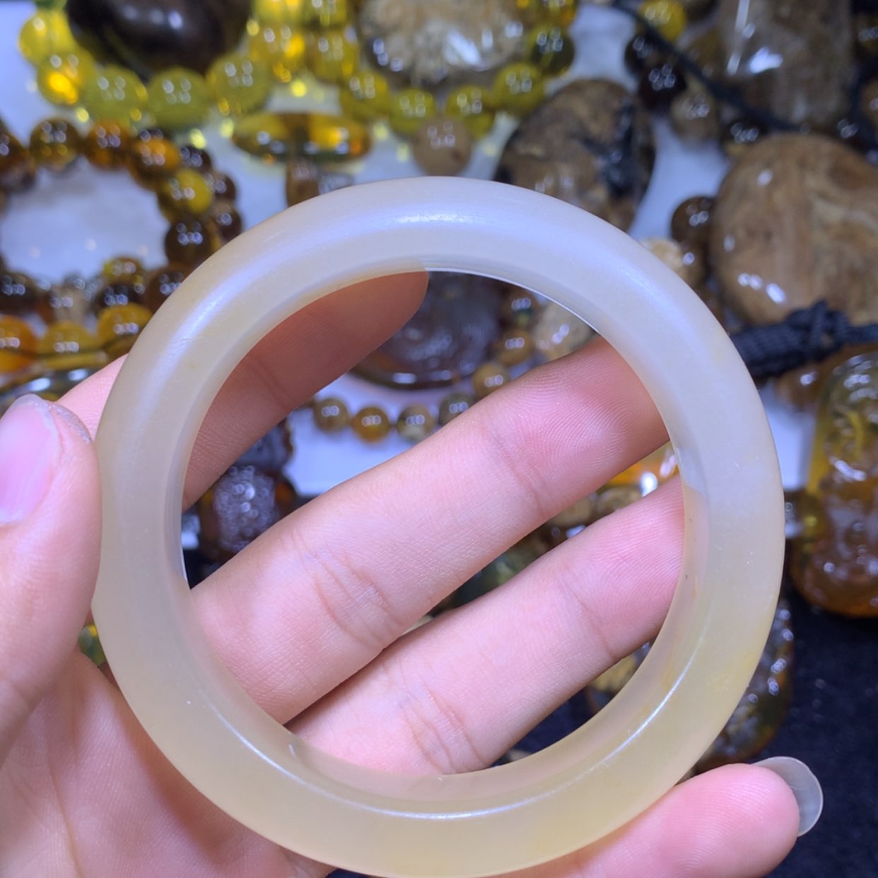 【闪购商品】琥珀珠宝奇石未镶嵌深*学