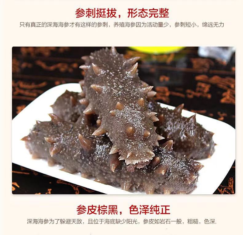 四号 即食海参正宗大连底播辽刺参 高营养高品质真空包装体验装