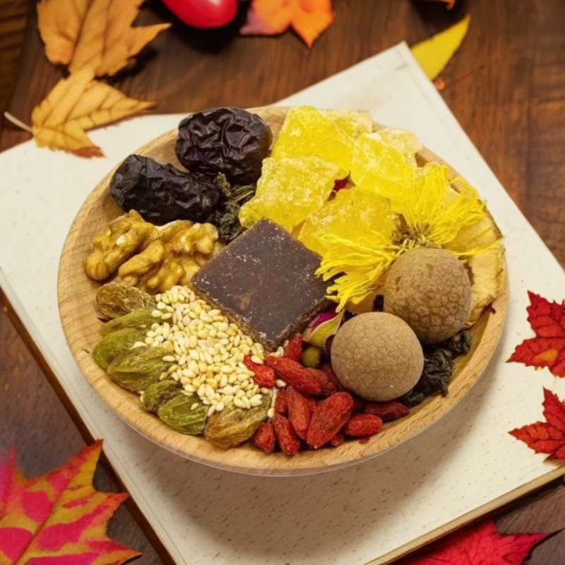 宁夏特产桂圆红枣枸杞花草茶组合型袋装手工八宝茶润养经典花茶