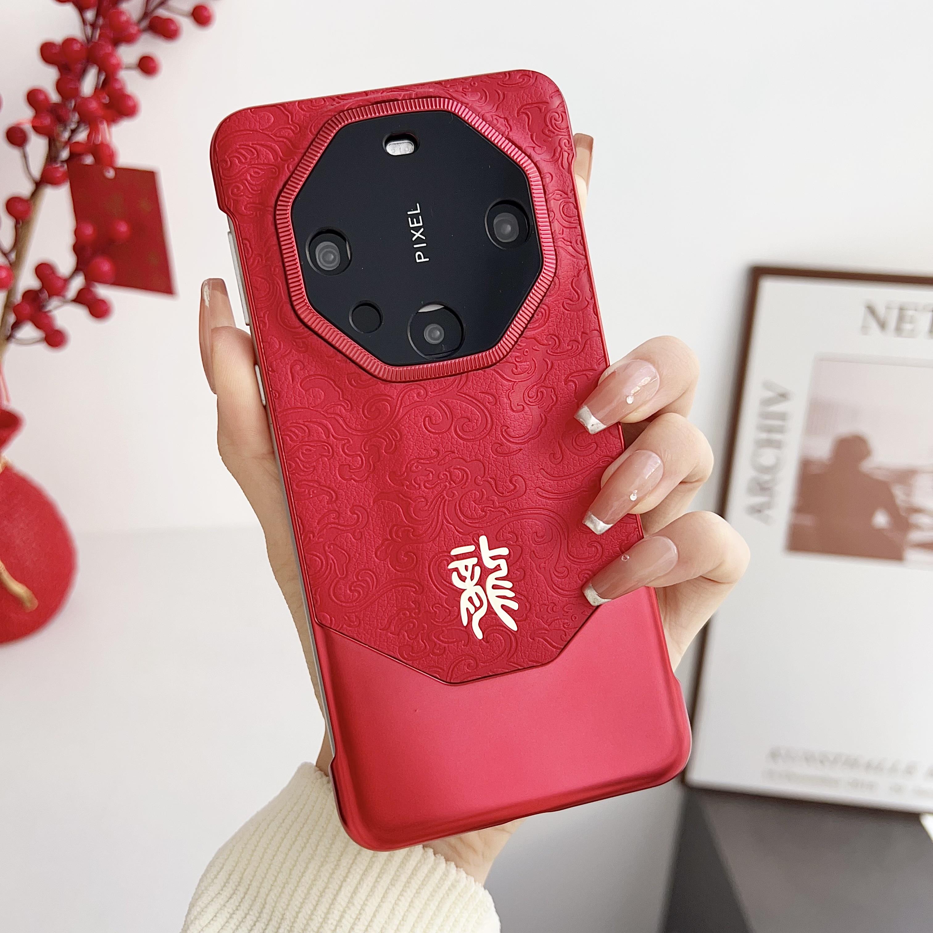 原装正品华为mate60pro手机保护壳新款mate60保护套真皮秒变meta6