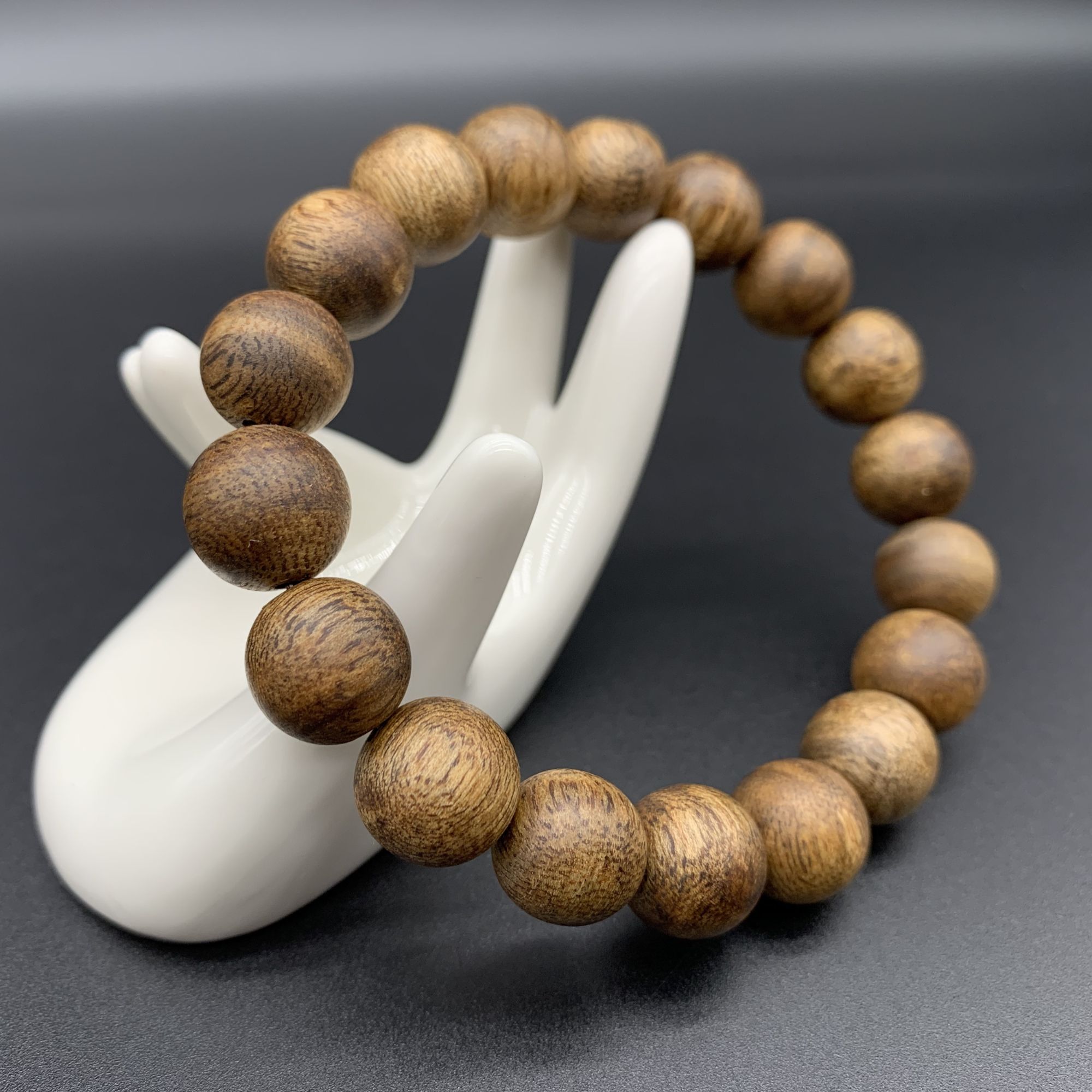 【缘木坊沉香】沉香奇楠手串1.2圆珠单圈手链多样性发一