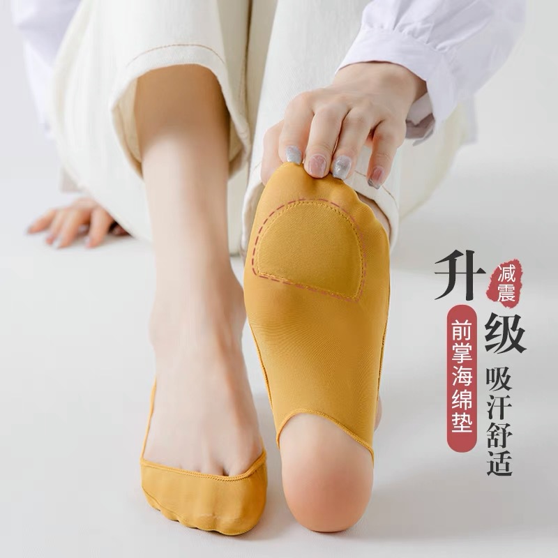【高跟鞋防磨脚】海绵垫半掌船袜隐形袜子女士高跟鞋必备F8F商品图