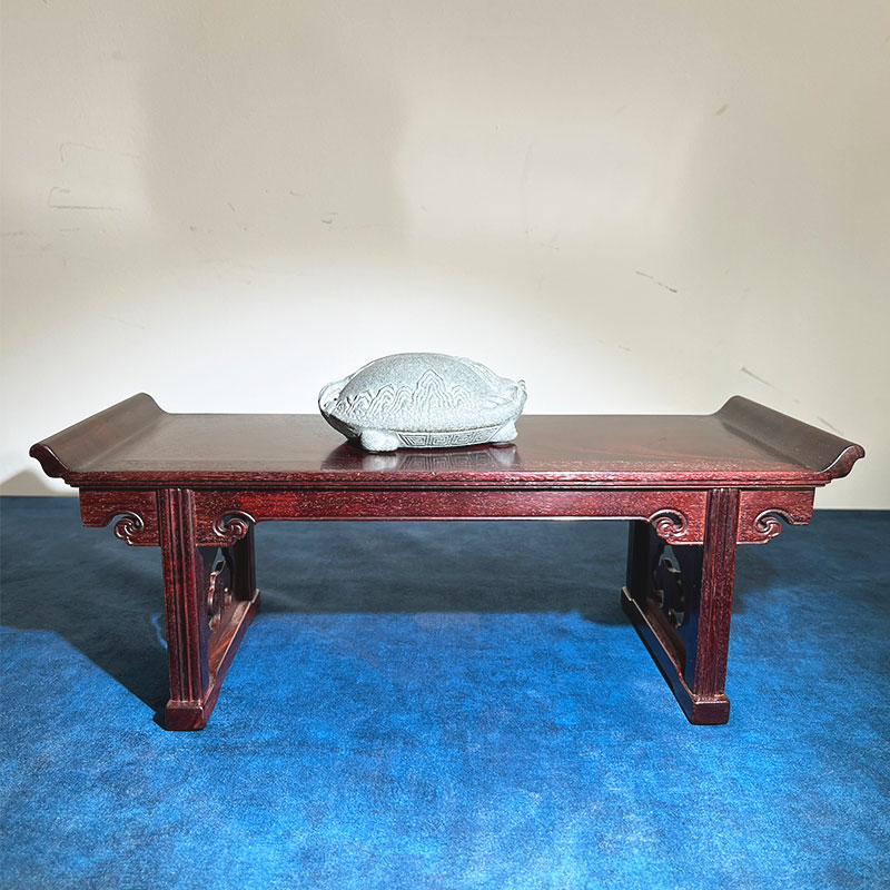 红木微型翘头案工艺品底座案上家具小香案印度小叶紫檀小条案摆件