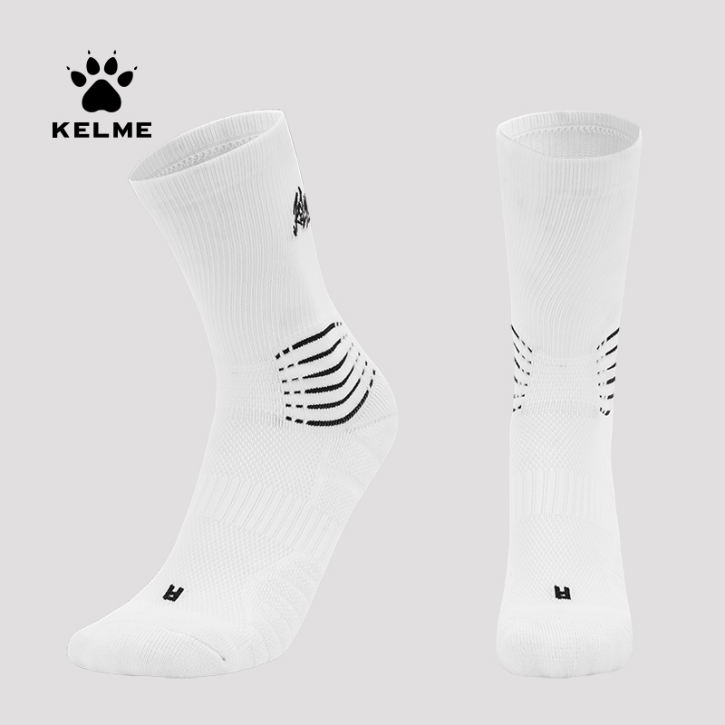 卡尔美精选儿童篮球袜中筒球袜小学生青少年足球训练专业运动袜