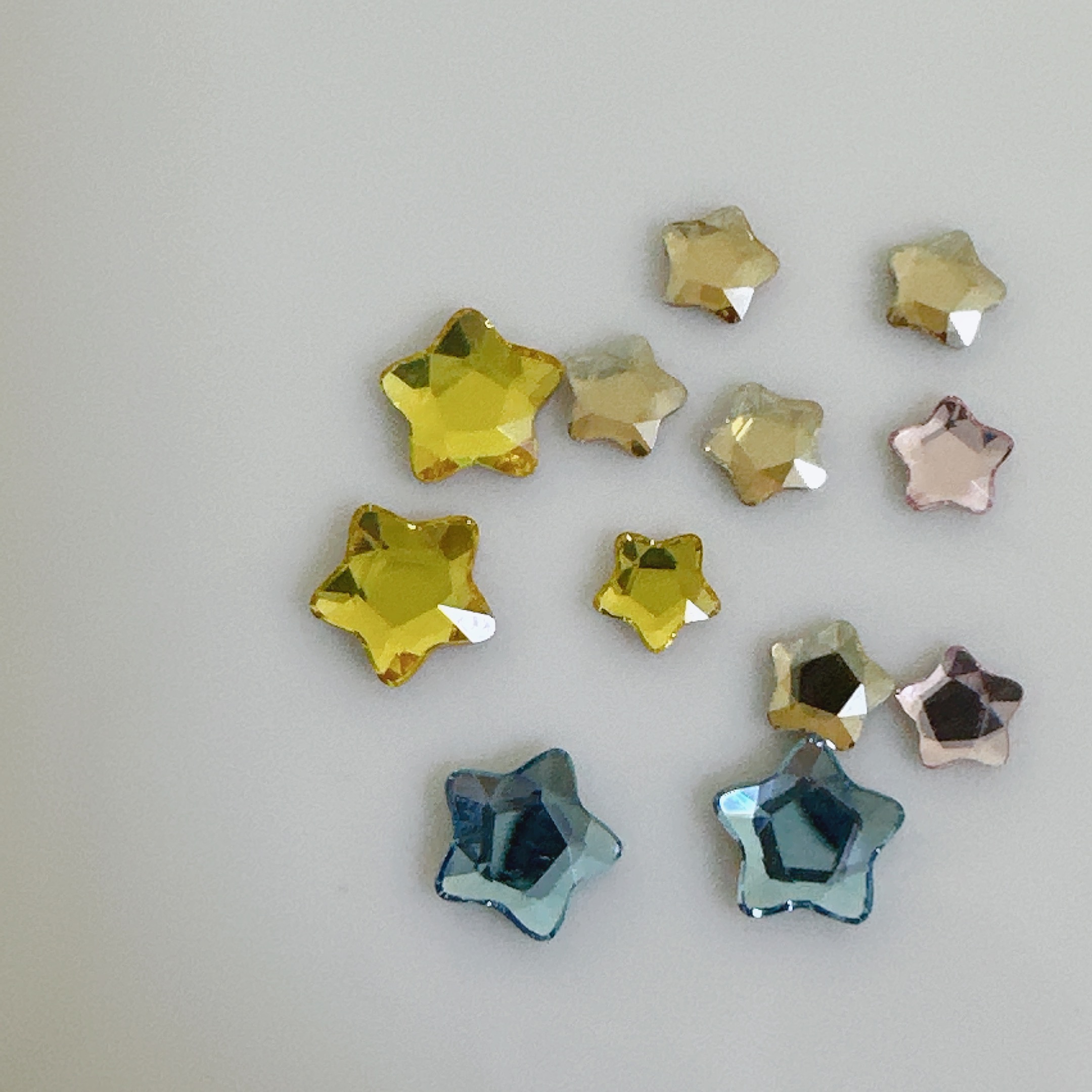 型号2754胖星星美甲钻合集 平底异形 华子美甲钻 美甲饰品 4.6mm