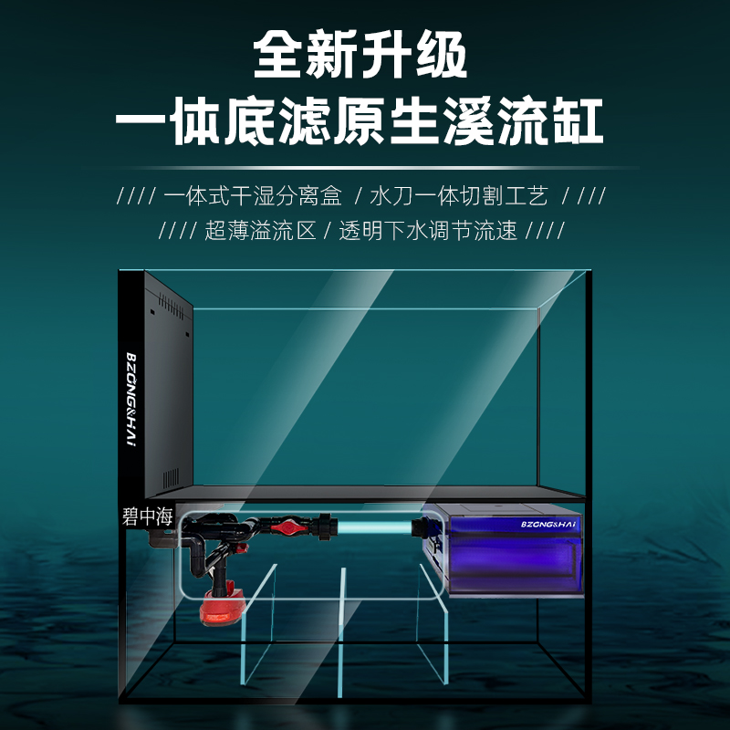 碧中海 80全新升级底滤一体鱼缸