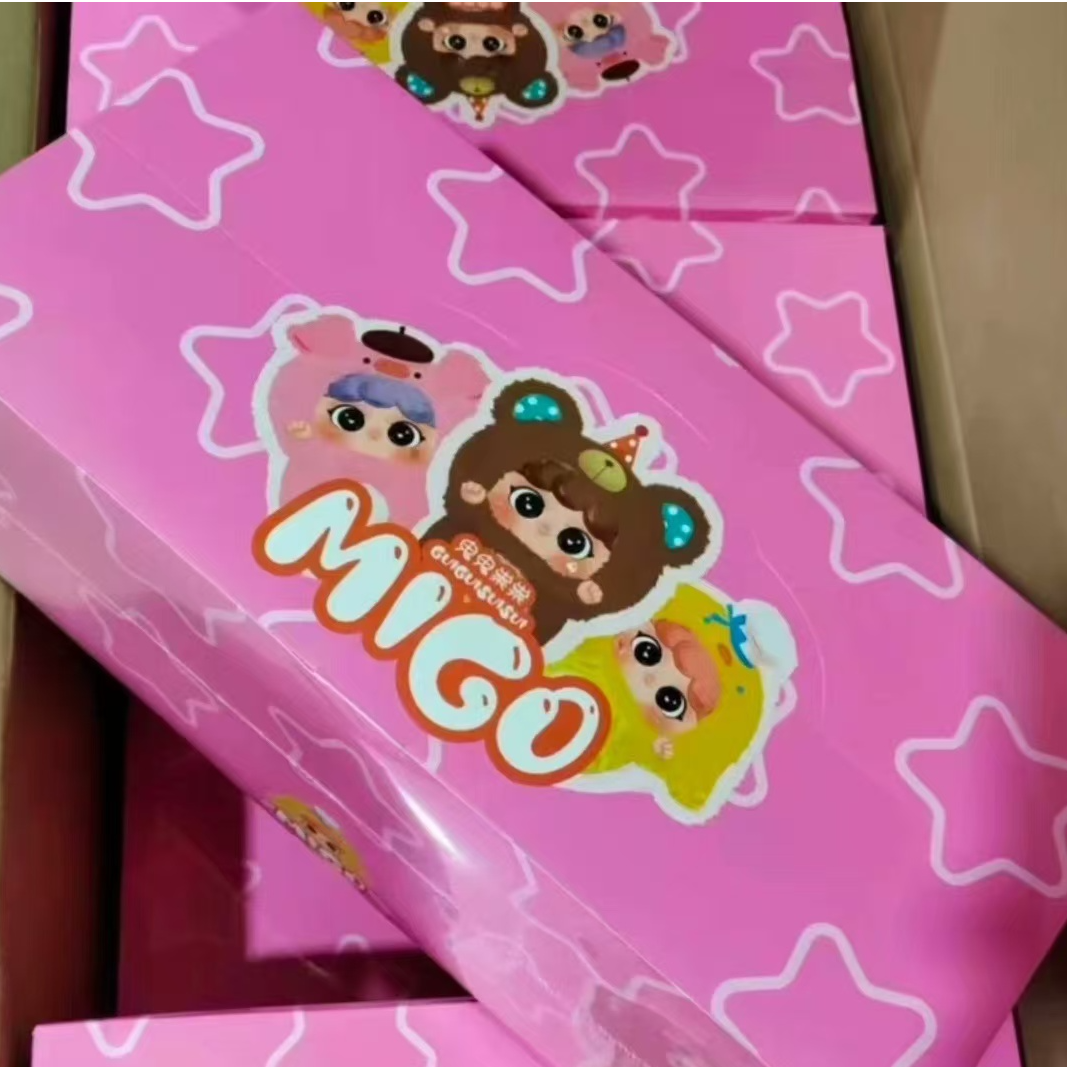 【拆盒】migo鬼鬼祟祟 毛绒盲盒系列