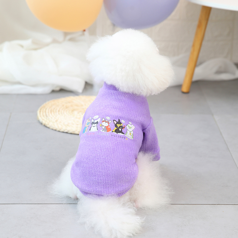 哒哒狗宠物秋冬季毛衣猫咪狗狗衣服泰迪比熊聊天小狗毛衣