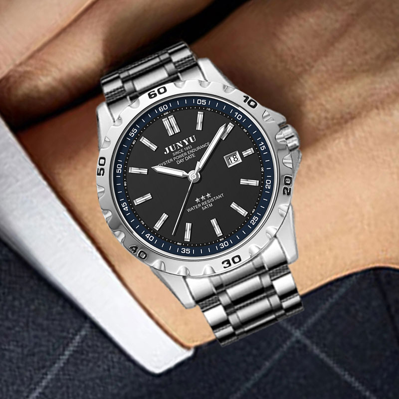 领航员系列男士高档百搭经典日历腕表防水原装多功能气质手表男表
