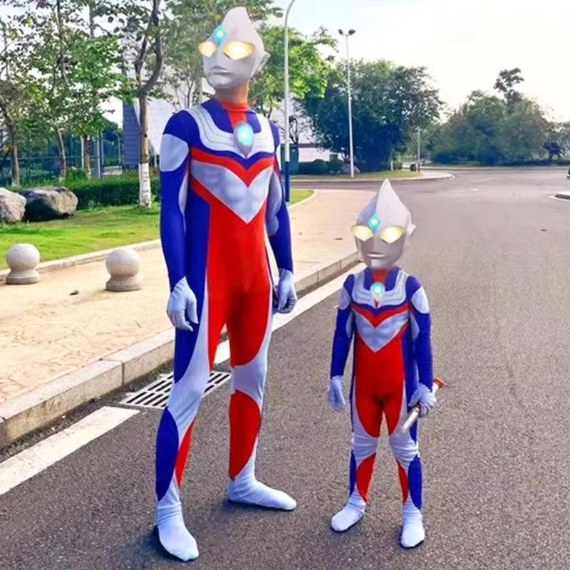 万圣节赛罗奥特曼衣服迪迦cos服装演出服连体衣男女孩3-6岁战衣