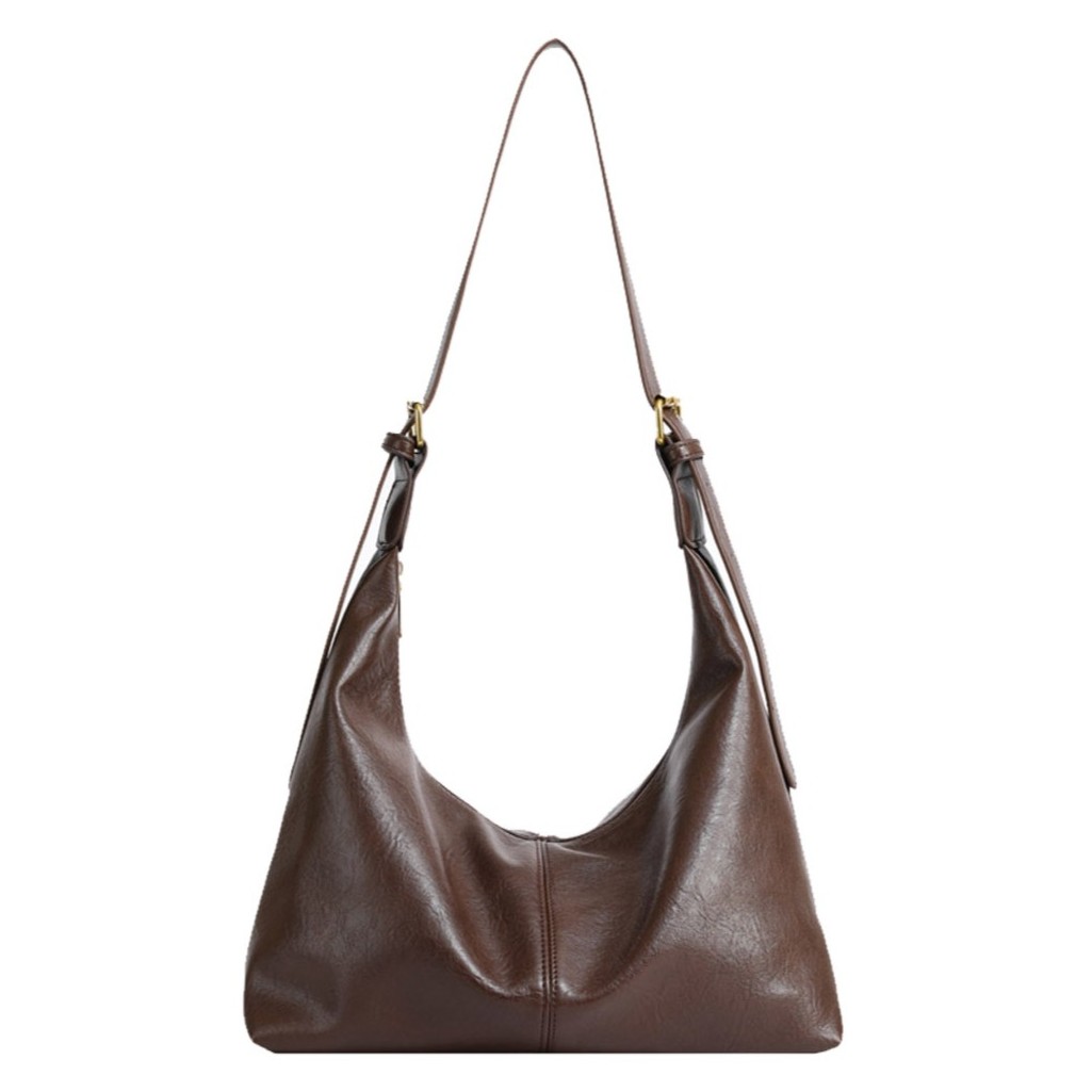 【LIPPULAIVA】简约软皮单肩腋下2023新高级感休闲斜挎包(B-43)咖