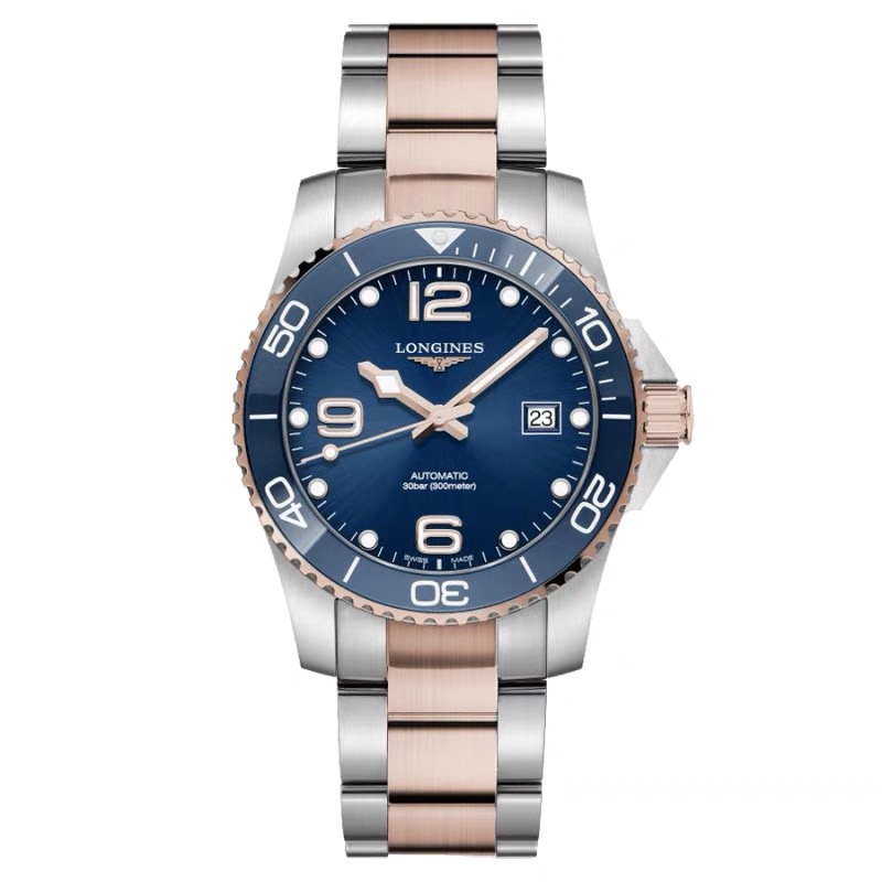 99新 Longines/浪琴 L3.781.3.98.7/康卡斯781潜水系列蓝/41表径