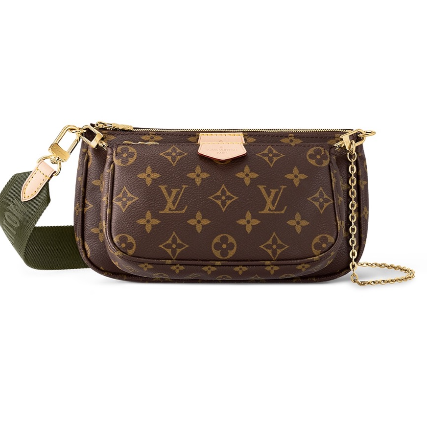 95新 LouisVuitton/路易威登 青奢荟/绿肩带五合一/82179