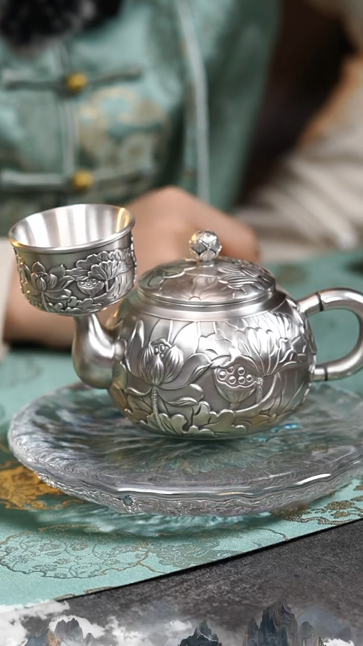 【闪购商品】荷塘一壶一杯