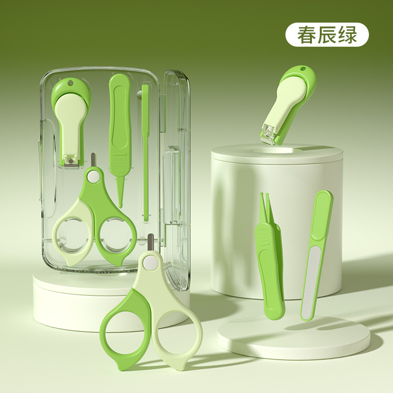 婴幼儿童指甲剪套装磨甲器宝宝家用指甲剪刀新生儿可爱护理安全