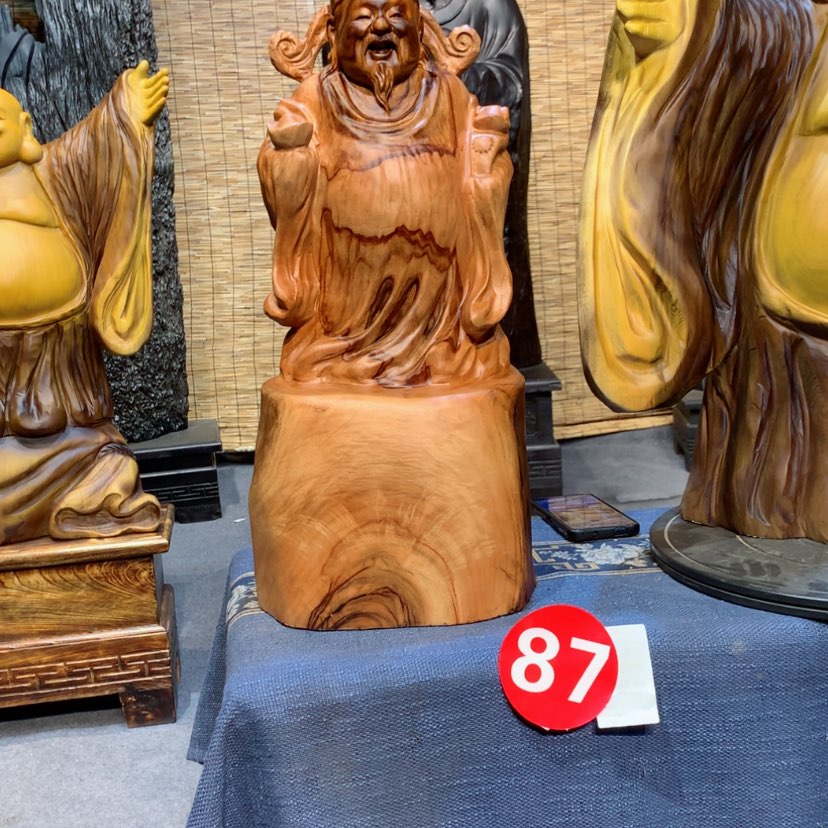 【闪购商品】香樟木根雕世****平